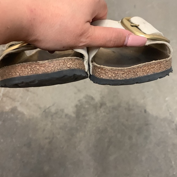 Birkenstock Cream big buckle Madrid sandals - Picture 2 of 4